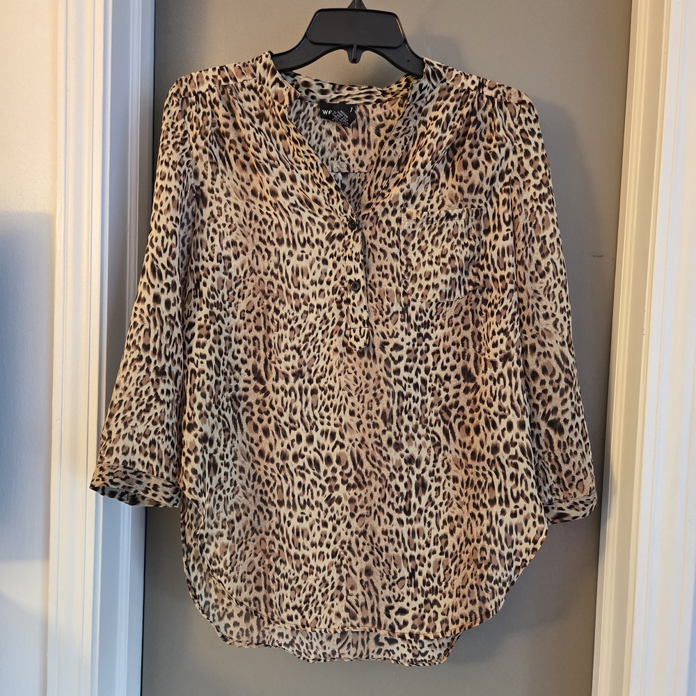 Leopard Print Women's Top